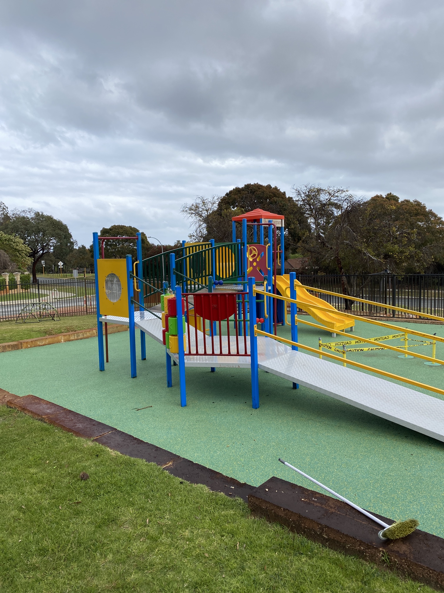 Joondalup Primary School Iron stain removal and bore water treatment project play equipment after